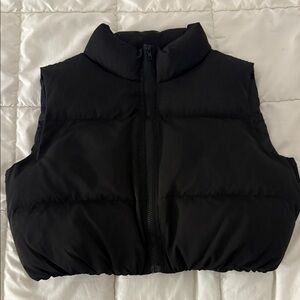 Black Puffer Vest